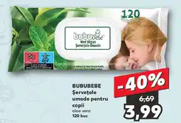 Kaufland BUBUBEBE Şerveţele umede pentru copii Ofertă