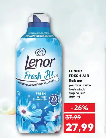 Kaufland LENOR FRESH AIR Balsam pentru rufe Ofertă