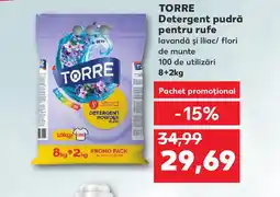 Kaufland TORRE Detergent pudră pentru rufe Ofertă