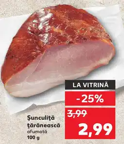 Kaufland Şunculiţă ţărănească afumată Ofertă