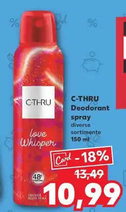 Kaufland C-THRU Deodorant spray Ofertă