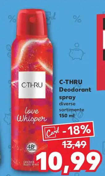 Kaufland C-THRU Deodorant spray Ofertă