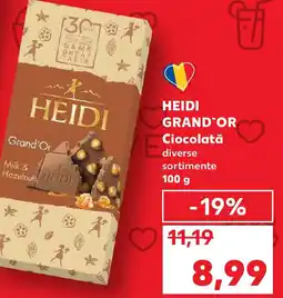 Kaufland HEIDI GRAND OR Ciocolată Ofertă