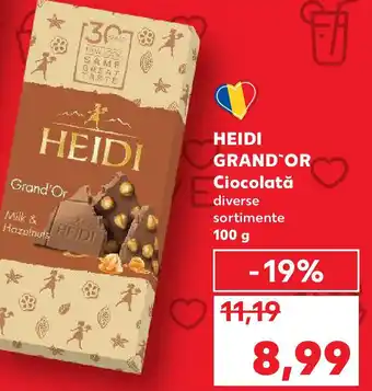 Kaufland HEIDI GRAND OR Ciocolată Ofertă