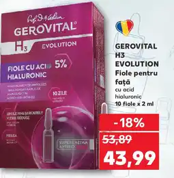 Kaufland GEROVITAL H3 Evolution Fiole pentru faţă Ofertă