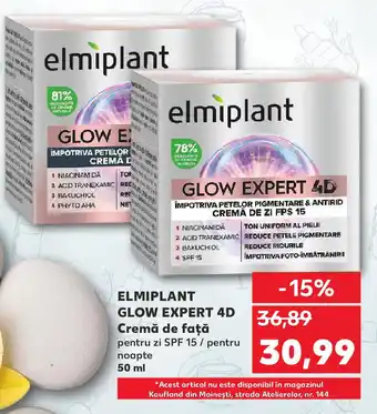 Kaufland ELMIPLANT Glow expert 4D Cremă de faţă Ofertă