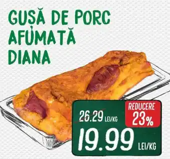 Diana Supermarket Gusă de porc afumată diana Ofertă