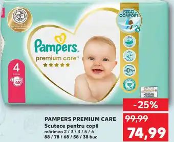 Kaufland PAMPERS PREMIUM CARE Scutece pentru copii Ofertă