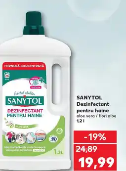 Kaufland SANYTOL Dezinfectant pentru haine Ofertă