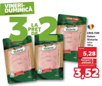 Kaufland CRIS-TIM Salam Victoria feliat Ofertă