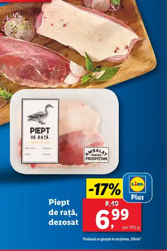 Lidl Piept de rață, dezosat Ofertă