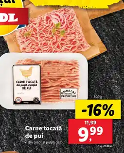 Lidl Carne tocată de pui Ofertă