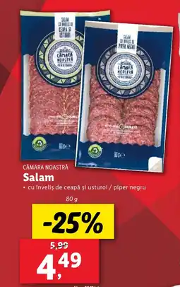 Lidl CĂMARA NOASTRĂ Salam Ofertă