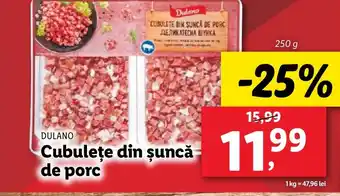 Lidl DULANO Cubuleţe din şuncă de porc Ofertă