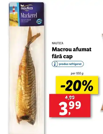 Lidl NAUTICA Macrou afumat fără cap Ofertă