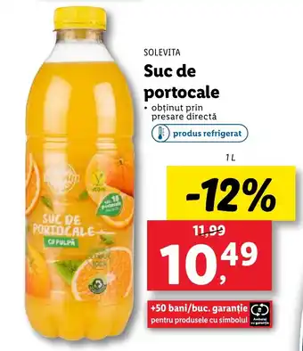 Lidl SOLEVITA Suc de portocale Ofertă