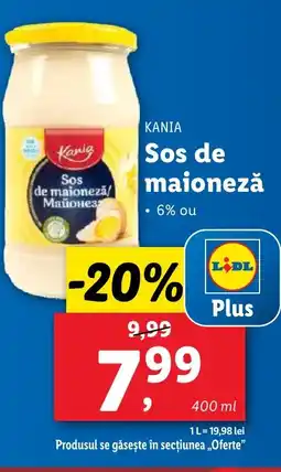 Lidl KANIA Sos de maioneză Ofertă