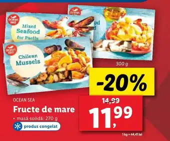 Lidl OCEAN SEA Fructe de mare Ofertă