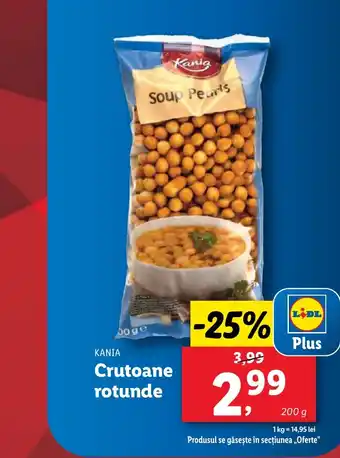 Lidl KANIA Crutoane rotunde Ofertă