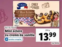 Lidl DUC DE COEUR Mini eclere cu cremă de vanilie Ofertă