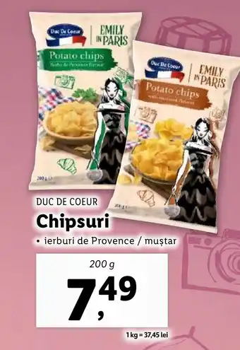 Lidl DUC DE COEUR Chipsuri Ofertă