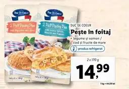 Lidl DUC DE COEUR Peşte în foitaj Ofertă