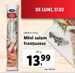 Lidl FRENCH STYLE Mini salam franţuzesc Ofertă