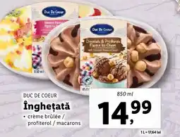 Lidl DUC DE COEUR Îngheţată Ofertă