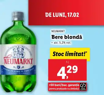 Lidl NEUMARKT Bere blondă Ofertă