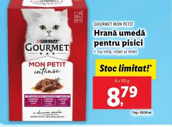 Lidl Gourmet Mon Petit Hrană umedă pentru pisici Ofertă