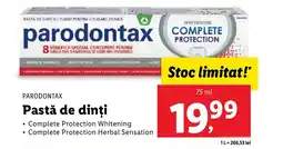 Lidl PARODONTAX Pastă de dinți Ofertă