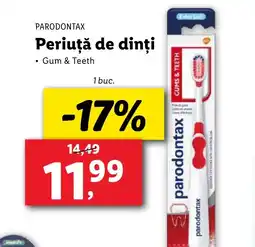 Lidl PARODONTAX Periuţă de dinți Ofertă