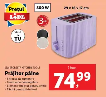 Lidl SILVERCREST® KITCHEN TOOLS Prăjitor pâine Ofertă