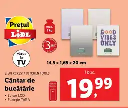 Lidl SILVERCREST® KITCHEN TOOLS Cântar de bucătărie Ofertă