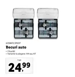 Lidl ULTIMATE SPEED® Becuri auto Ofertă