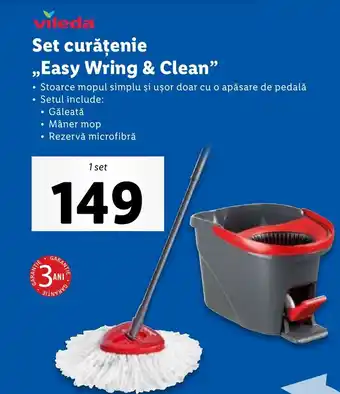 Lidl VILEDA Set curăţenie „Easy Wring & Clean" Ofertă