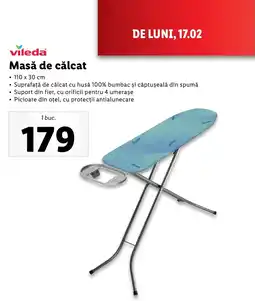 Lidl VILEDA Masă de călcat Ofertă