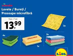 Lidl VILEDA Lavete / Bureți / Prosoape microfibră Ofertă