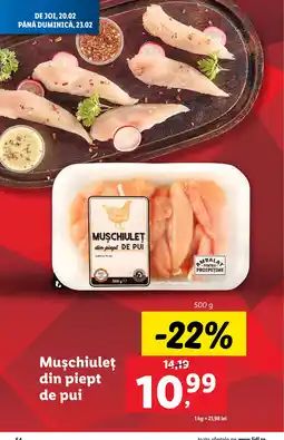 Lidl Muşchiuleţ din piept de pui Ofertă