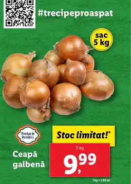 Lidl Ceapă galbenă Ofertă