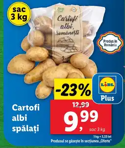 Lidl Cartofi albi spălaţi Ofertă