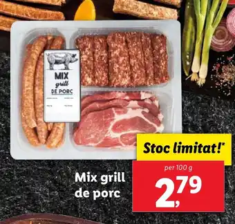 Lidl Mix grill de porc Ofertă