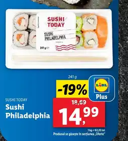 Lidl SUSHI TODAY Sushi Philadelphia Ofertă