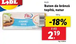 Lidl PILOS Baton de brânză topită, natur Ofertă