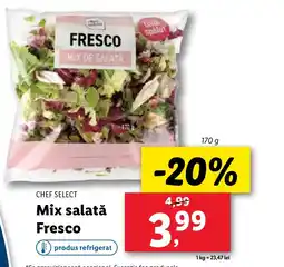 Lidl CHEF SELECT Mix salată Fresco Ofertă