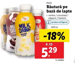 Lidl PILOS Băutură pe bază de lapte Ofertă