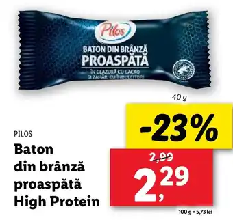 Lidl PILOS Baton din brânză proaspătă High Protein Ofertă