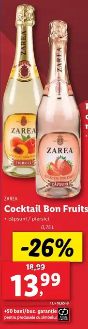 Lidl ZAREA Cocktail Bon Fruits Ofertă