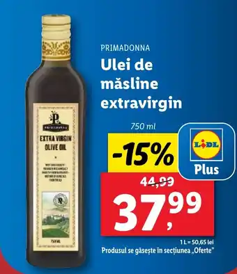 Lidl PRIMADONNA Ulei de măsline extravirgin Ofertă