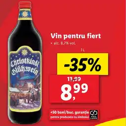 Lidl Vin pentru fiert Ofertă